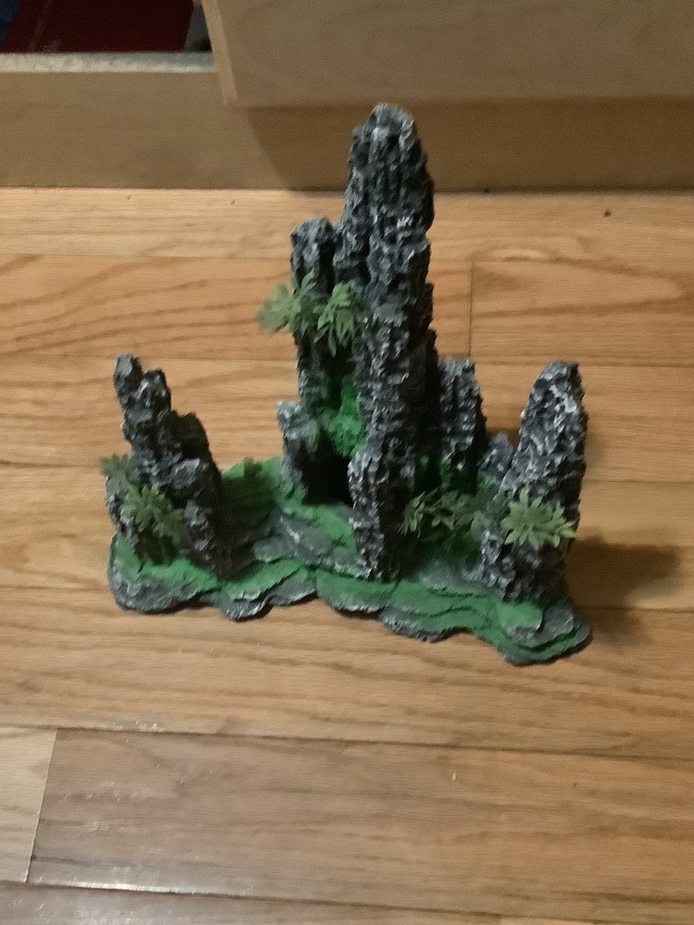Gray and Green Rock Formation Home Sculpture - Natural Accent
